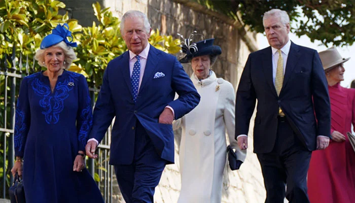King Charles and Queen Camilla attend Easter Service at Windsor Castle