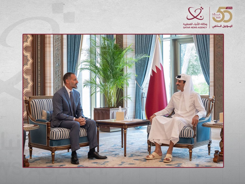 Qatar Amir meets Prince Rahim Aga Khan V