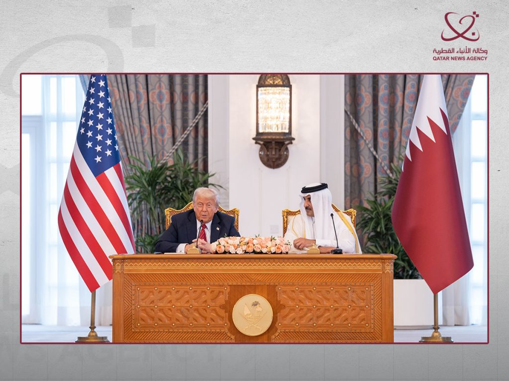Joint Press Statements of Qatar Amir, US President