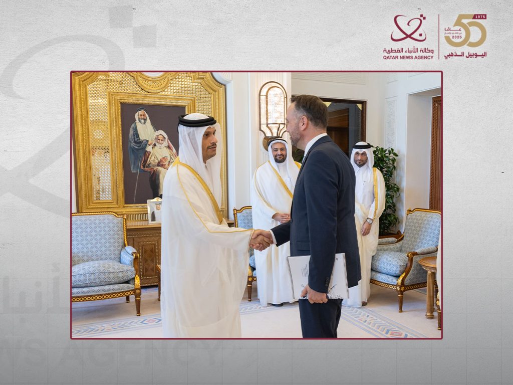 PM and FM meet Deputy PM FM, European Affairs and Development Cooperation of Belgium