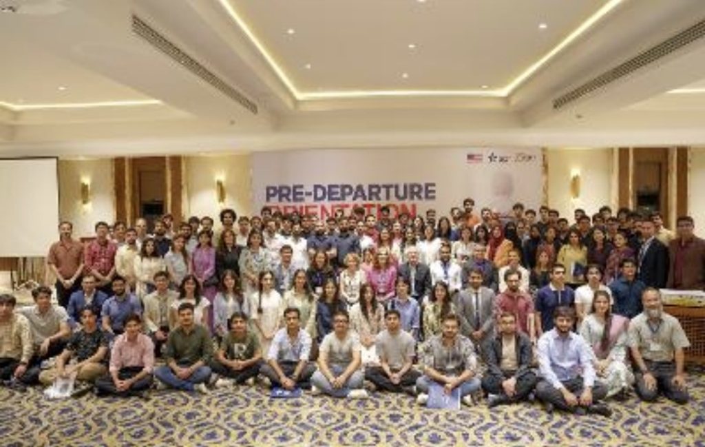 Over 270 Pakistani students prepare to travel to US for higher studies in different  disciplines  at U.S. universities: