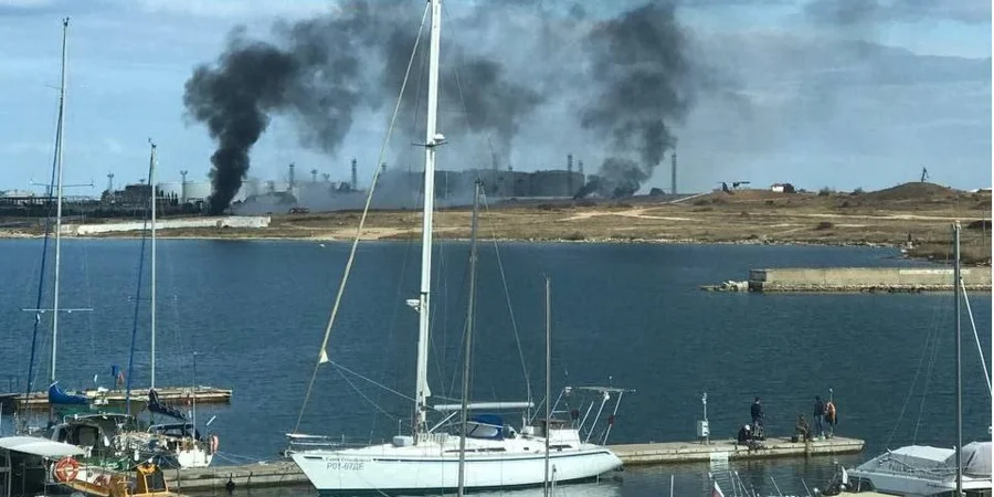 Ukraine claims drone strike disables Russian Black Sea Fleet Ship
