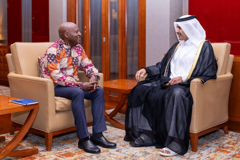 H.E. Minister Saad Sherida Al-Kaabi meets H.E. the Namibian Prime Minister