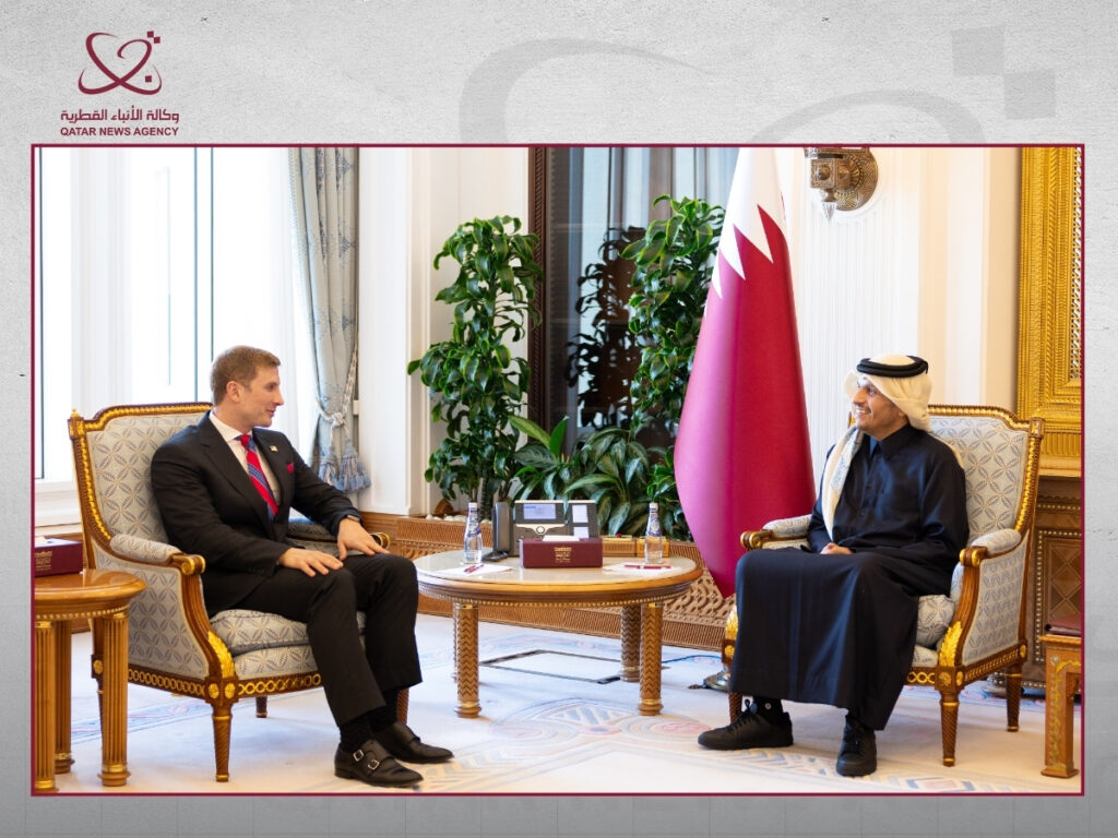 Qatar PM, Minister of Foreign Affairs Meets US Undersecretary of State for Economic Affairs