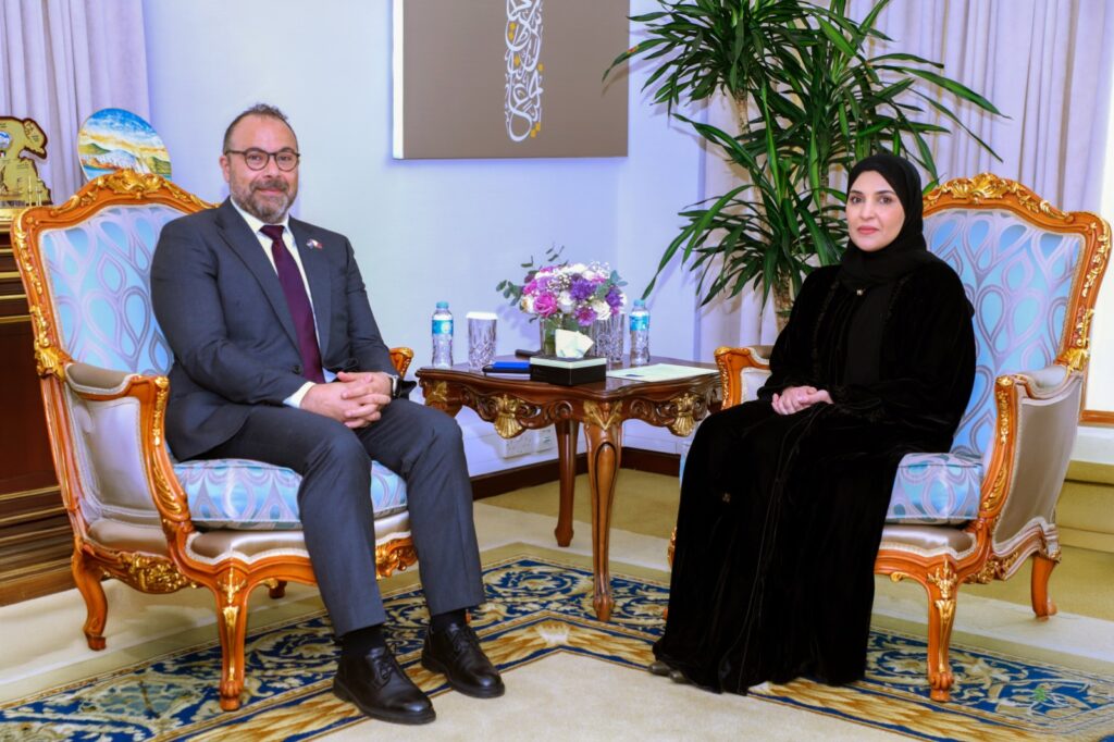 Maryam Al Attiyah Meets Head of the United Nations Migration Mission
