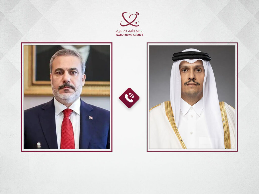 PM and Foreign Minister Receive Phone Call from Turkish Foreign Minister