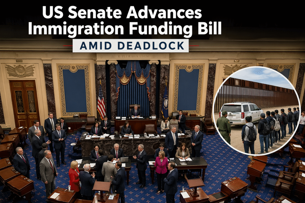 US Senate Advances Immigration Funding Bill Amid Deadlock