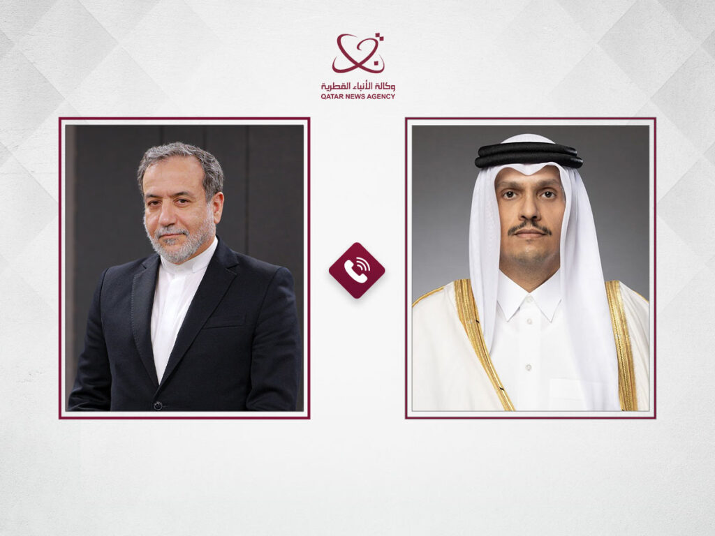Qatar PM and Minister of Foreign Affairs Receives Call from Iran FM