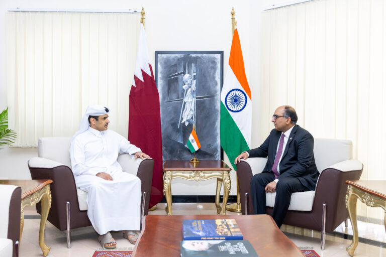 H.E. Minister Saad Sherida Al-Kaabi offers condolences on the tragic loss of Indian victims in the Barzan gas facility incident