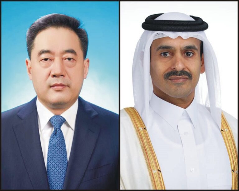H.E. Minister Saad Sherida Al-Kaabi meets the head of China’s National Energy Administration