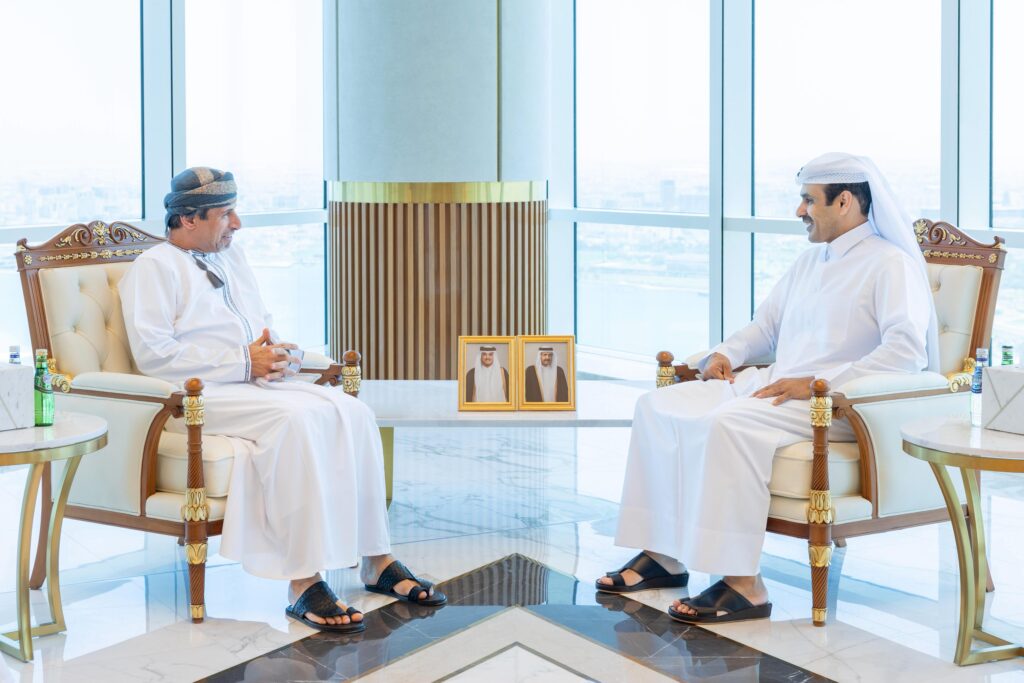 H.E. Minister Saad Sherida Al-Kaabi meets Oman’s Minister of Energy and Minerals