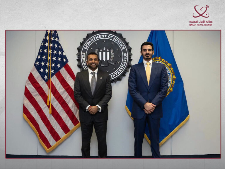 Minister of Interior Meets FBI Director