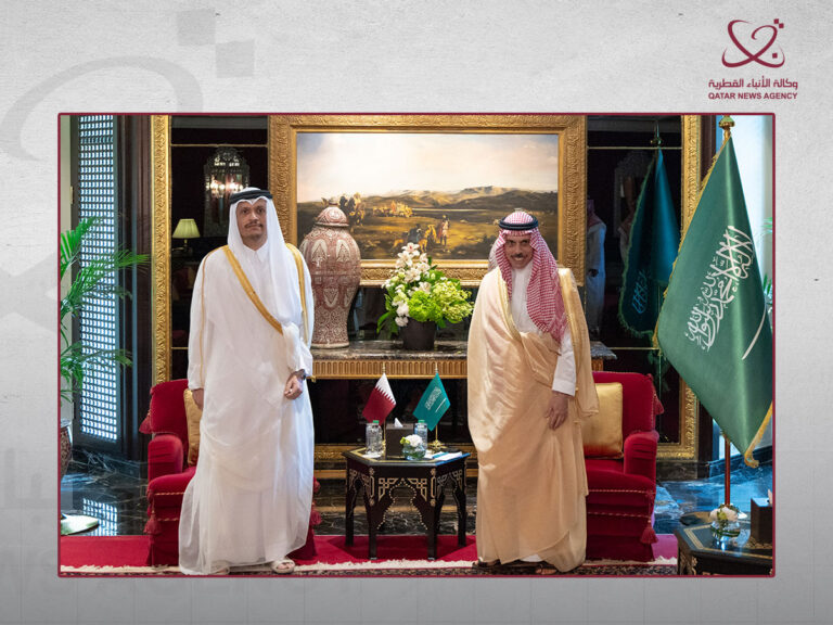 Qatar Prime Minister, Minister of Foreign Affairs Meets Saudi Foreign Minister