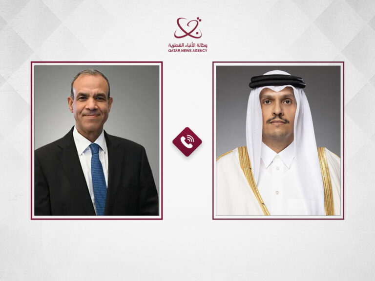 Qatar Prime minister Receives Call from Egyptian Foreign Minister