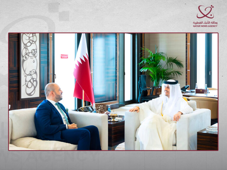 Qatar Prime Minister and Minister of Foreign Affairs Bids Farewell to EU Ambassador