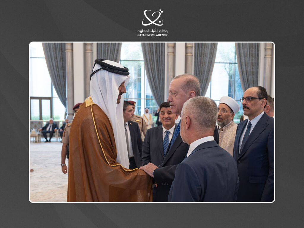 Qatar Amir Receives Turkish President