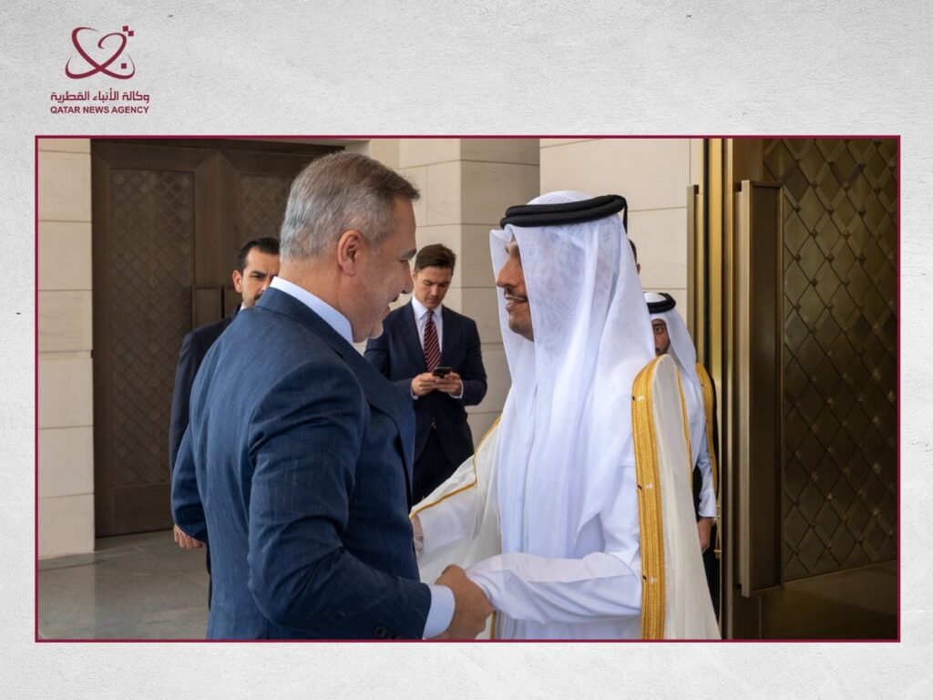 Qatar Prime Minister and Minister of Foreign Affairs Meets Turkish Minister of Foreign Affairs
