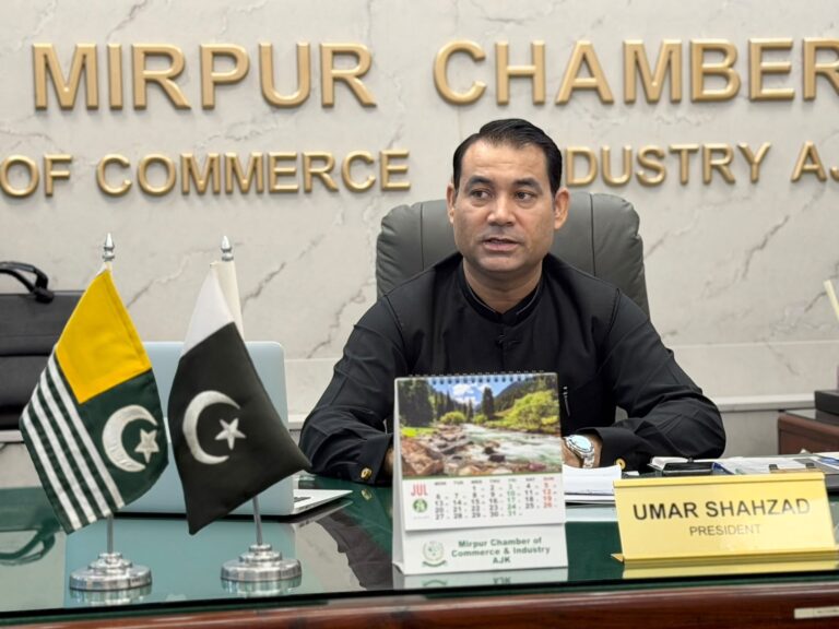 AJKCCI President Condemns India’s August 5, 2019 Actions scrapping IIOJK’s special status.