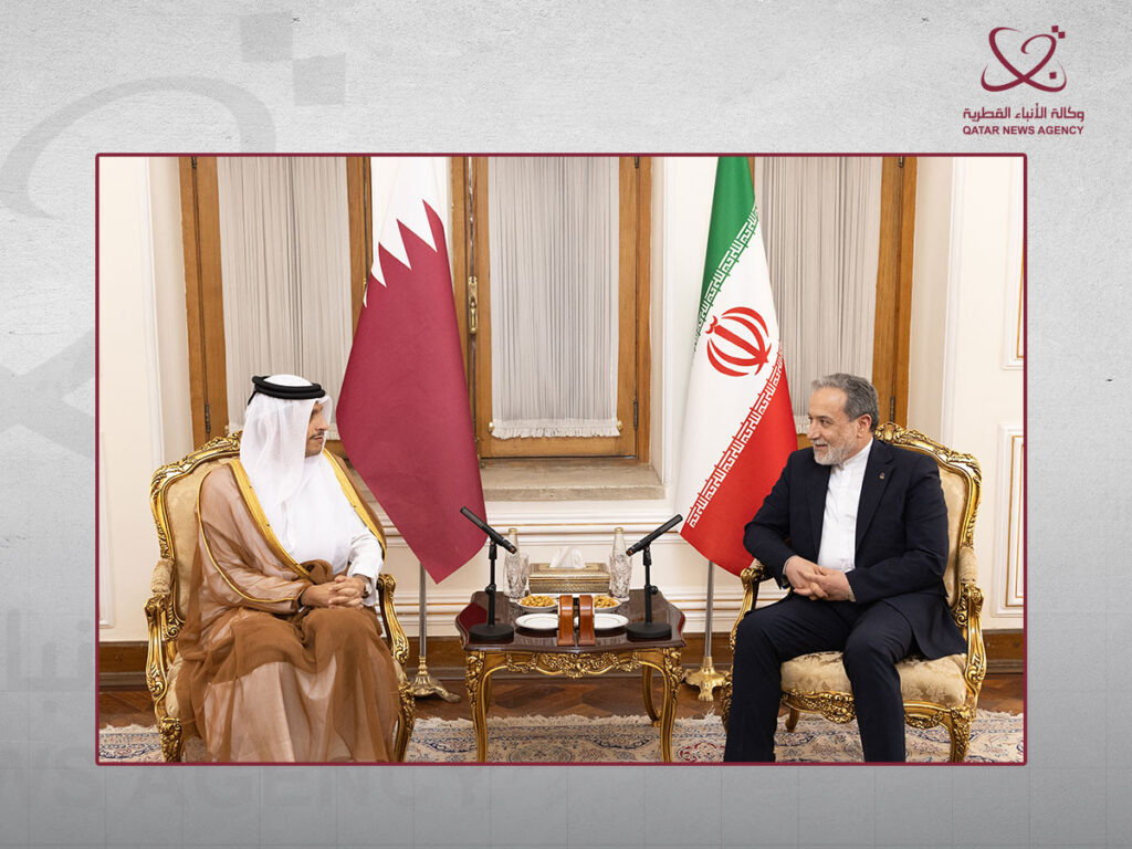 Qatar Prime Minister and FM Meets Iranian Foreign Minister