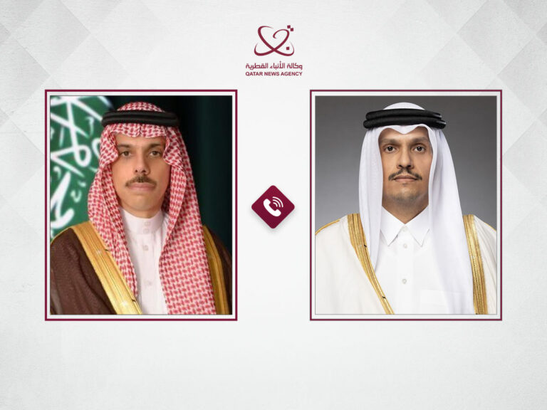 Prime Minister and Minister of Foreign Affairs, Saudi Minister of Foreign Affairs Hold Phone Call