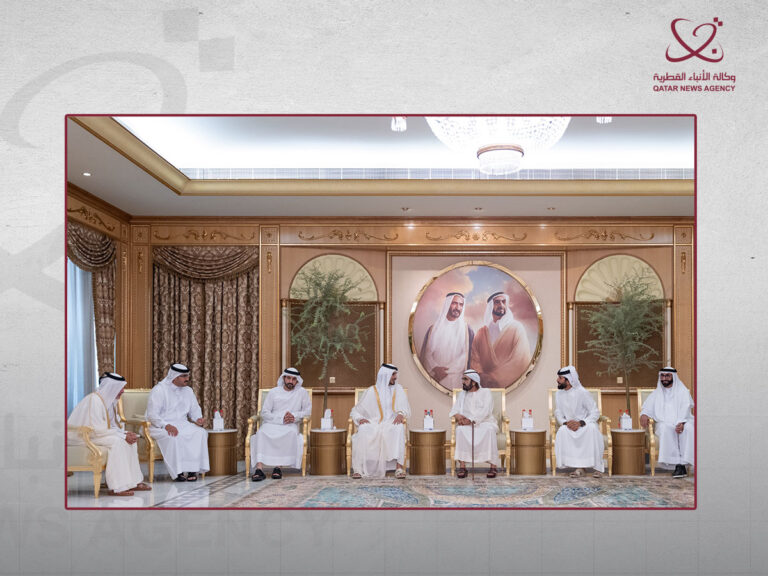 Personal Representative of HH the Amir Conveys Condolences to UAE Vice-President
