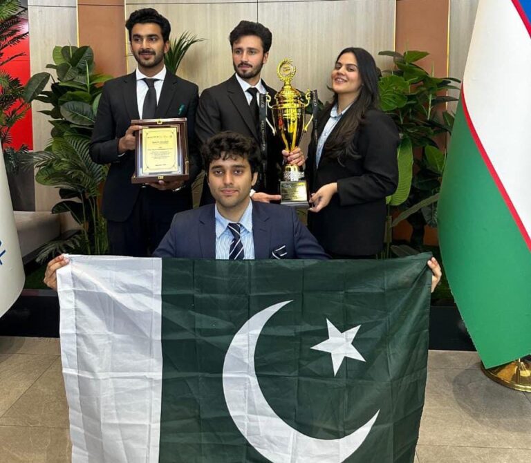 Pakistani Students Achieve Remarkable Feat, Win International Tech Moot in Tashkent