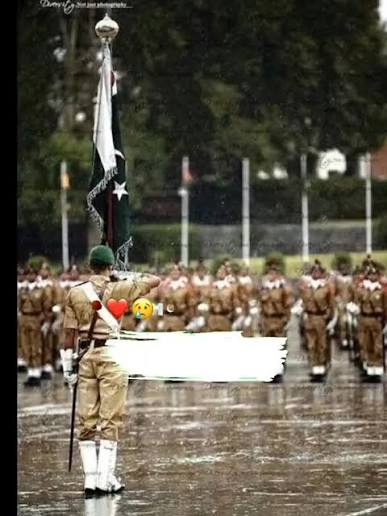 Banners depict spirit of patriotism and solidarity with valiant armed forces of Pakistan.