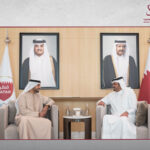 QOC President Meets UAE Olympic Committee Vice President, British Ambassador