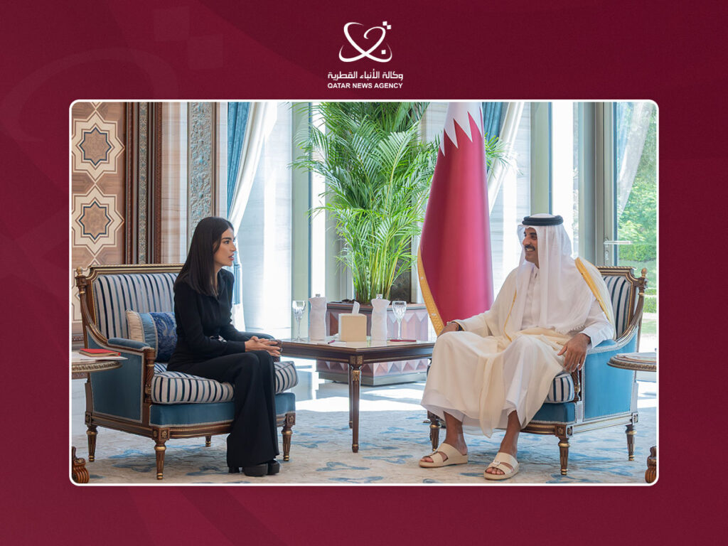 HH Qatar Amir Receives Message from President of Uzbekistan