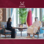 HH Qatar Amir Receives Message from President of Uzbekistan