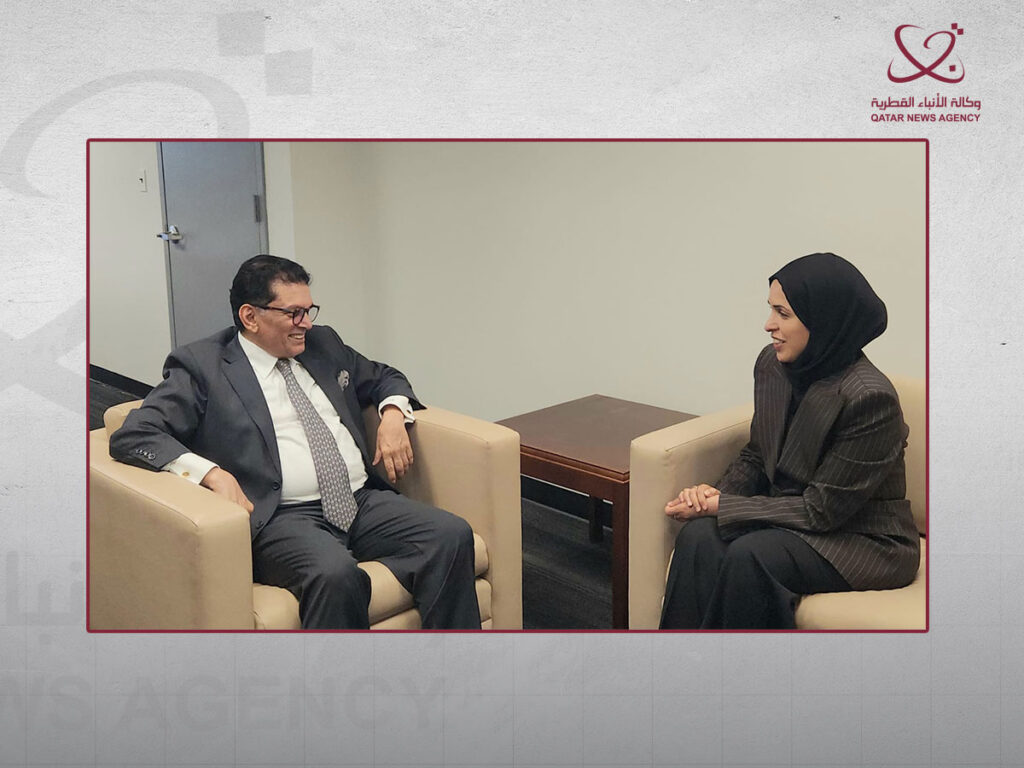 Qatar Permanent Representative to UN Meets 81st UNGA President-Elect