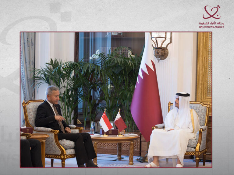 Prime Minister and Minister of Foreign Affairs Meets Singaporean Foreign Minister