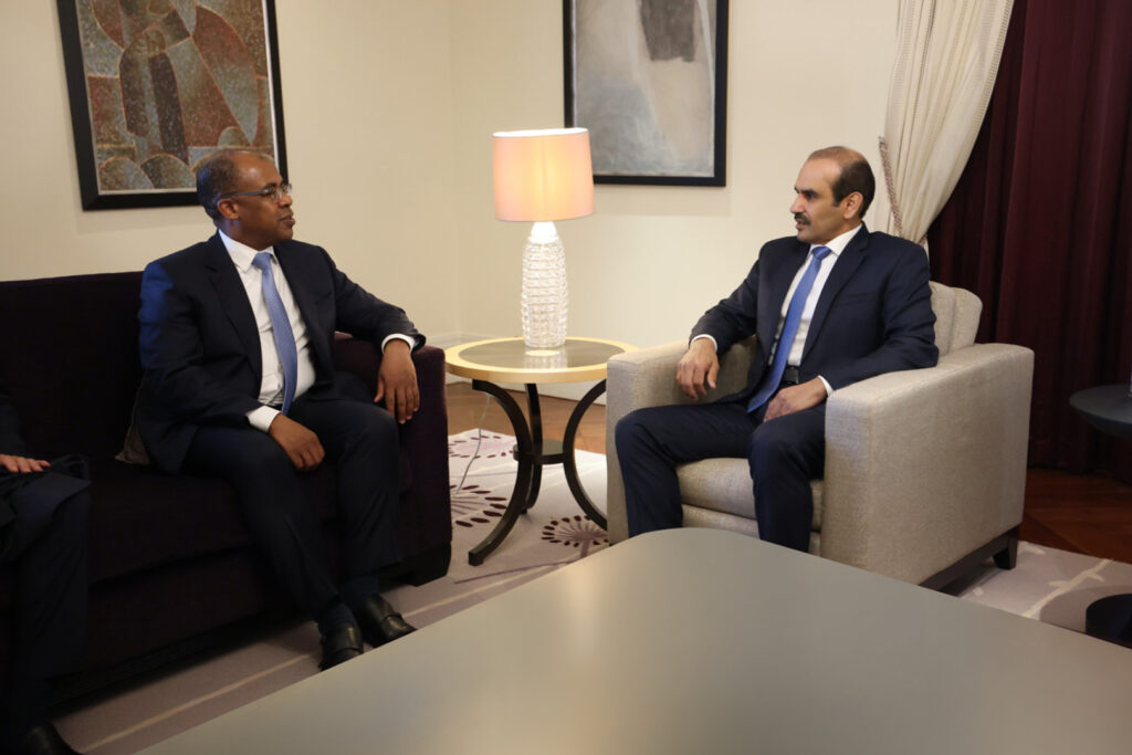 H.E. Minister Saad Sherida Al-Kaabi meets Libya’s Minister of Oil and Gas