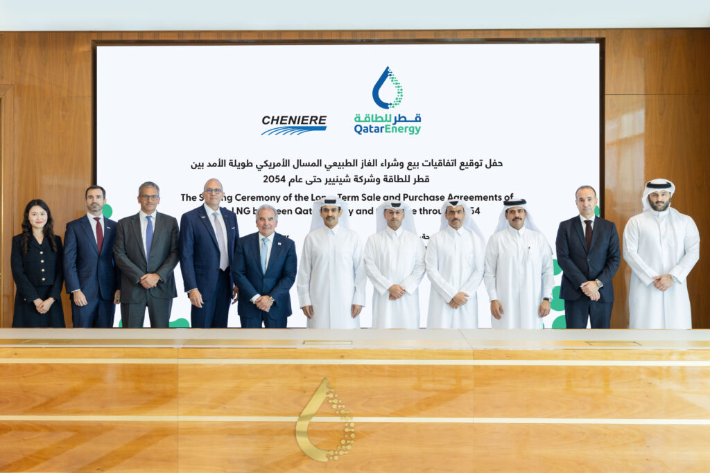 QatarEnergy signs long-term agreements to purchase 4 MTPA of U.S. LNG from Cheniere through 2054