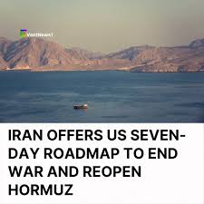 Iran Keeps Seven-Day Plan to Reopen Hormuz Strait