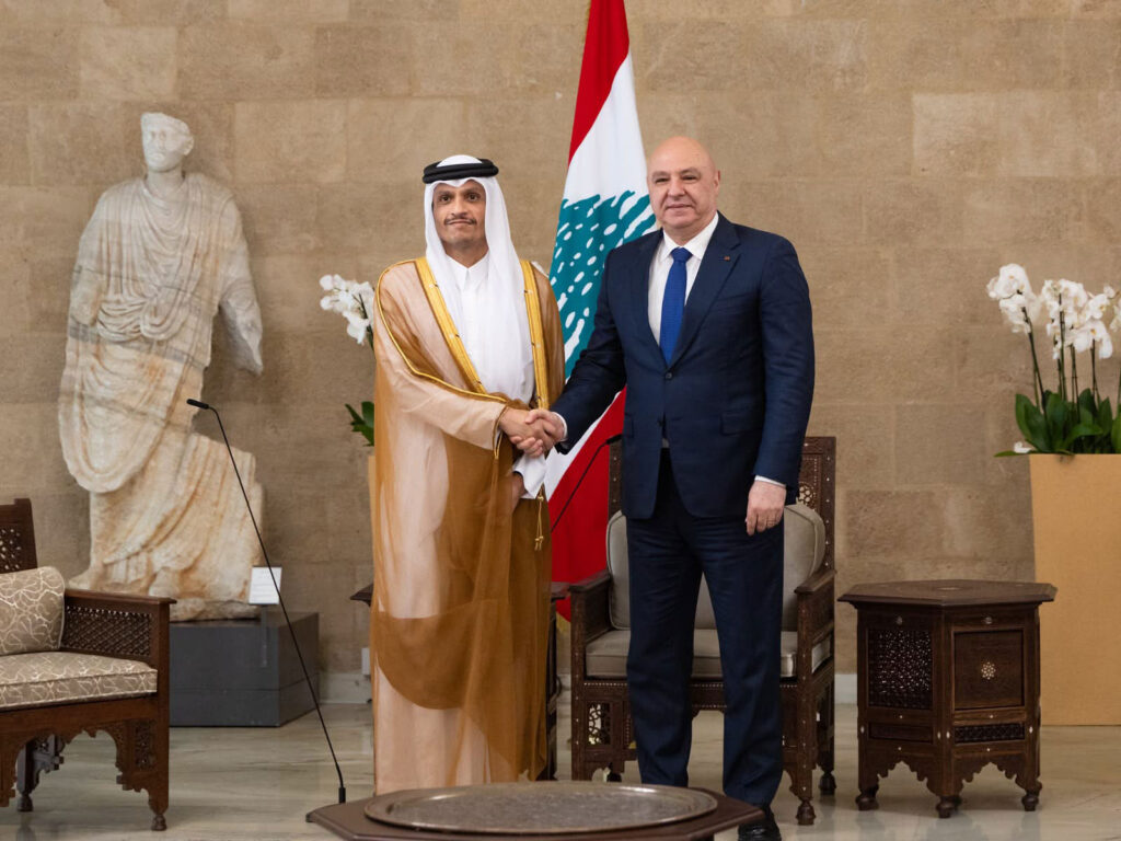 Lebanese President Meets PM and Minister of Foreign Affairs in Beirut