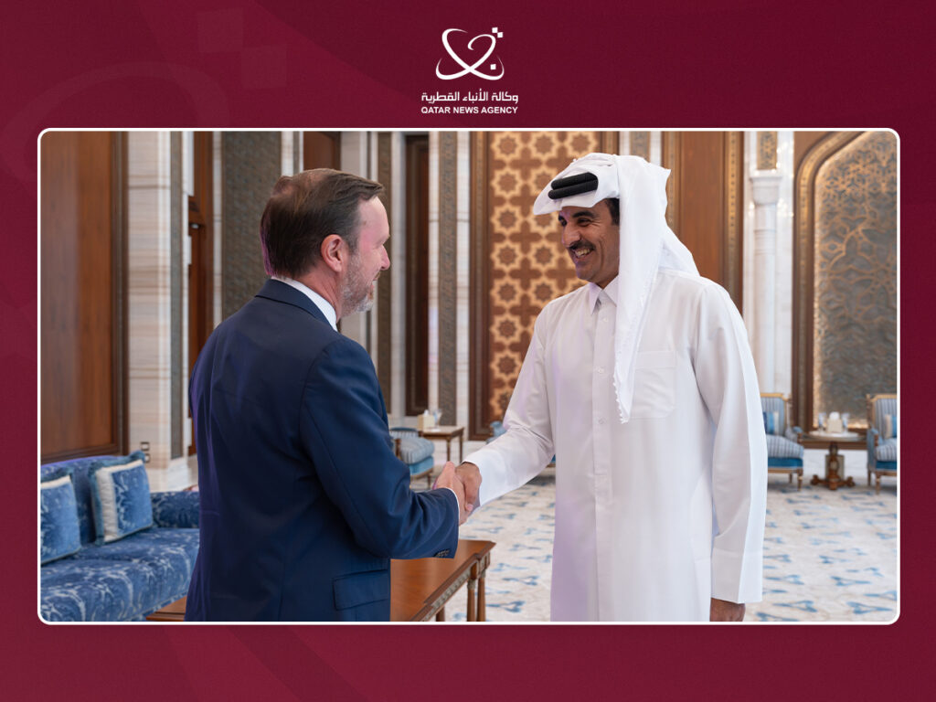 HH the Amir Meets Senator Chris Murphy