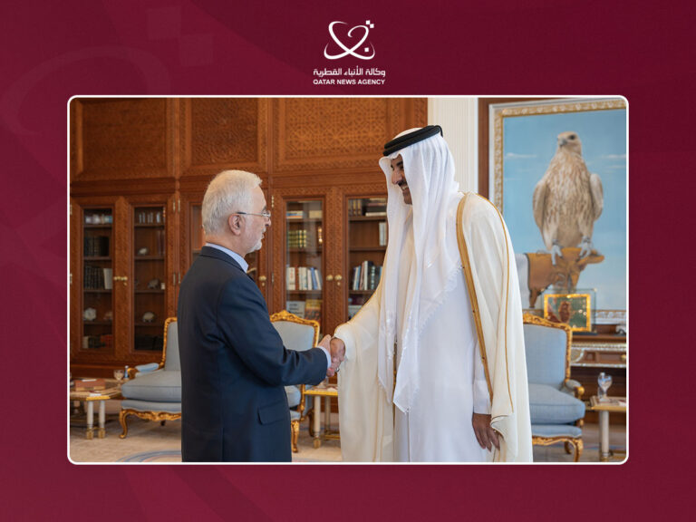 HH Qatar Amir Meets Iranian Minister of Interior