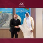 HH the Amir Meets President of Azerbaijan