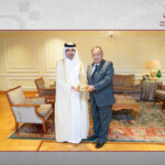 Undersecretary of Ministry of Justice Meets Arab League Secretary-General
