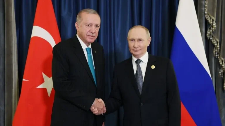 Erdogan Putin Discuss Bilateral Ties and Black Sea Security