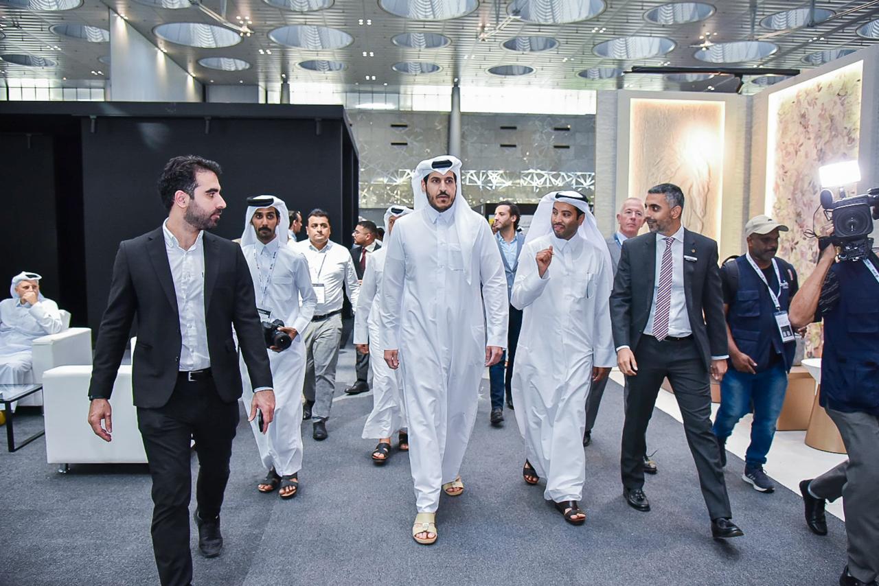 H.E. Sheikh Mohammed bin Hamad bin Qassim Al Abdullah Al Thani inaugurates Big 5 Construct Qatar and INDEX Design Qatar in Doha