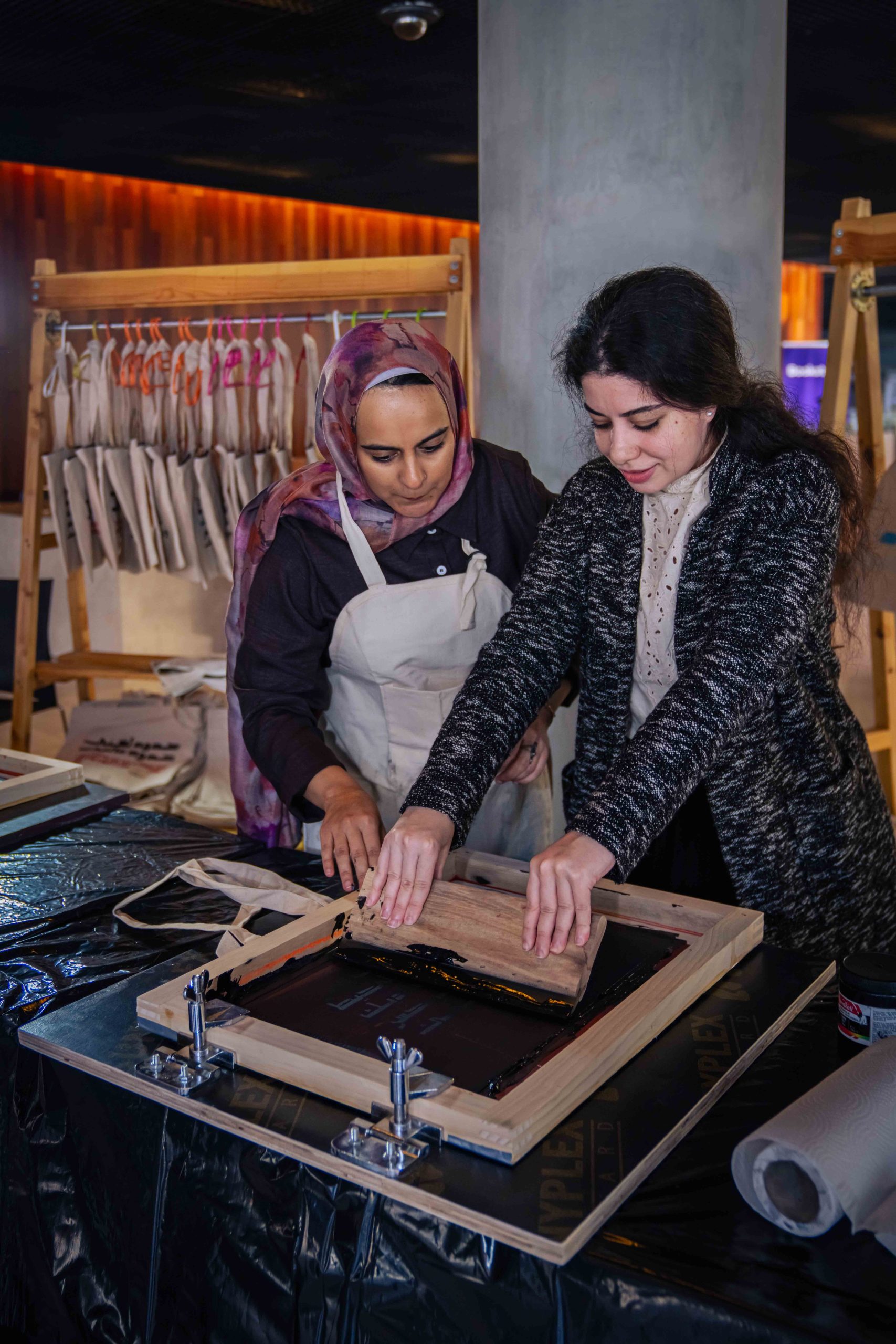 Northwestern Qatar’s media majlis museum and afikra conclude a public symposium  on Arabic storytelling in AI, film and media