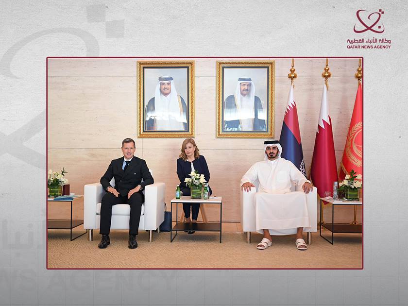 Qatar Minister of Interior meets several Interior Ministers participating in Milipol Qatar 2024