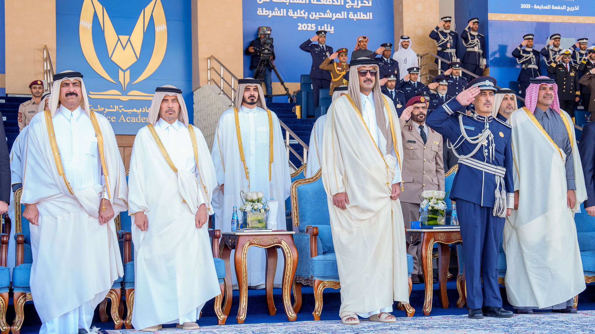 Qatar Amir patronizes graduation ceremony of 7th batch of Police College cadets