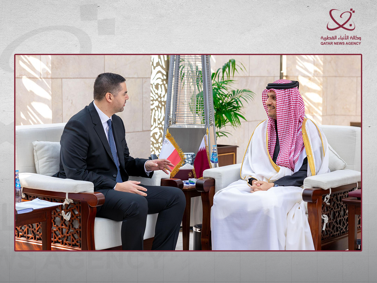 Qatar PM and Minister of Foreign Affairs meets Malta’s Foreign Minister