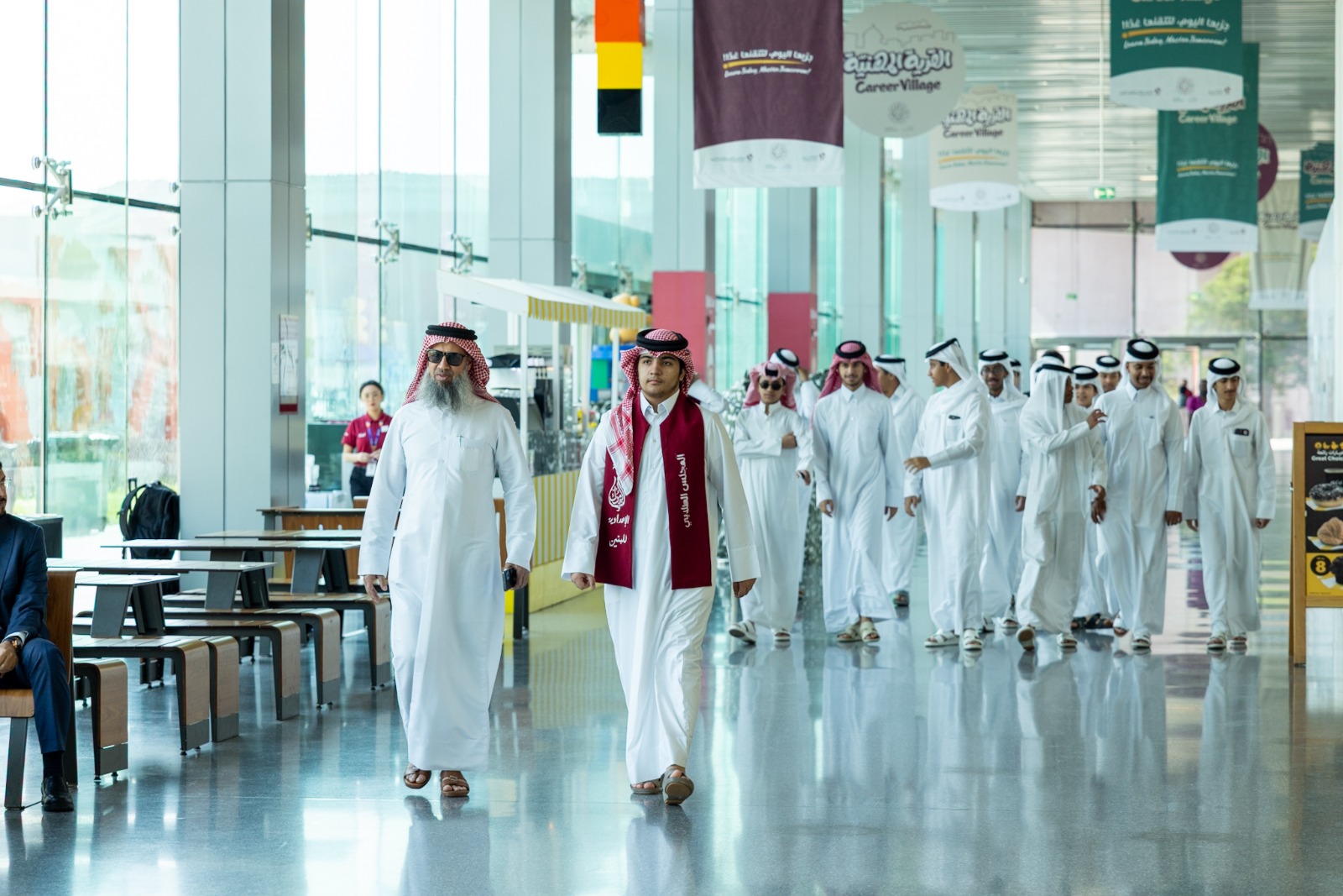Organized by QCDC in Partnership with MoEHE and MoL Career Village Open Doors to Qatar’s Future Workforce Empowering youth via direct industry engagement