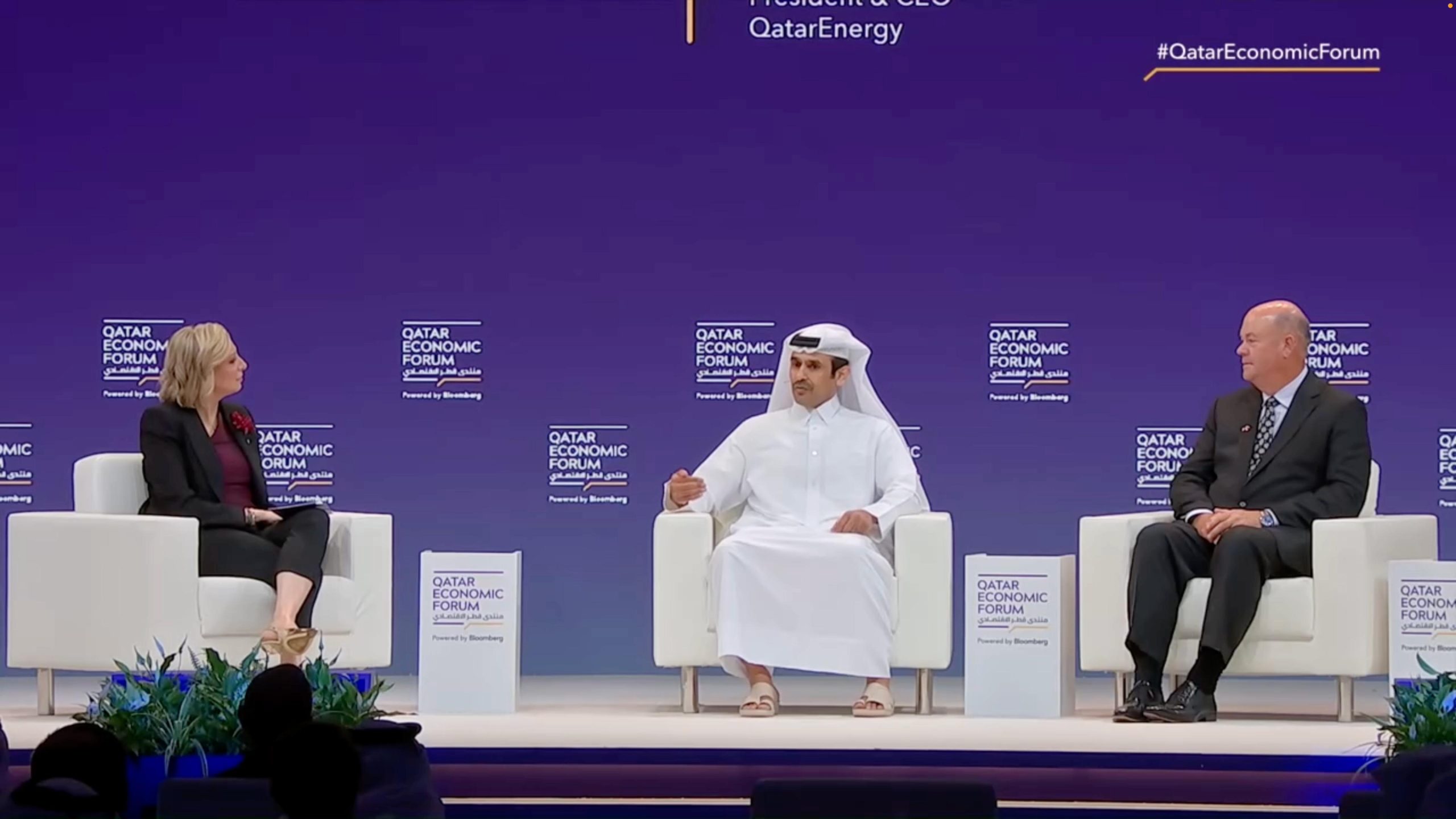 Minister Saad Sherida Al-Kaabi: “Our LNG project in the USA will start production end of this year, and our North Field East expansion project in Qatar will start production Mid 2026”