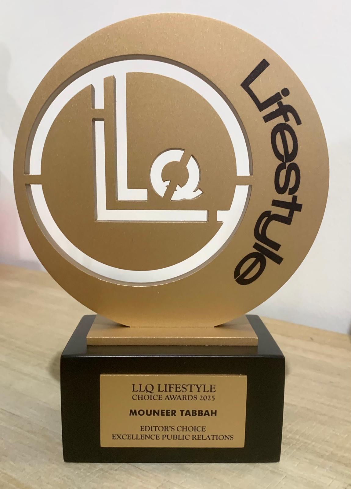 Mouneer Tabbah Honored at LLQ Lifestyle Gala