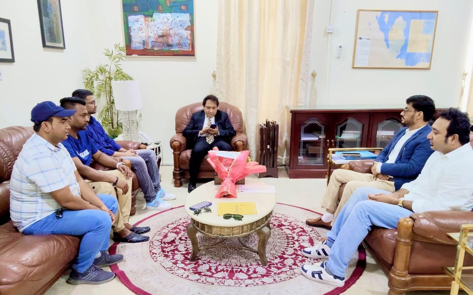 Lakshmipur community delegation meets Bangladesh Ambassador in Doha